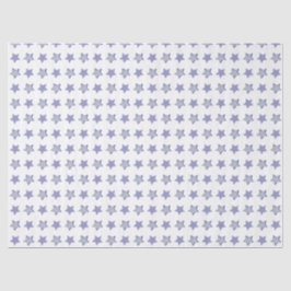 Papel De Seda Patrón estelar de color blanco y azul