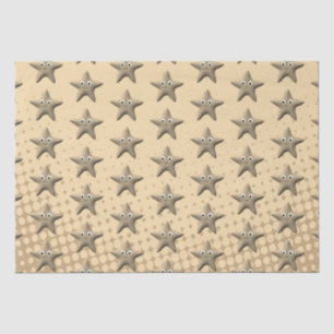 Papel De Seda Patrón estelar de Sepia Cuta