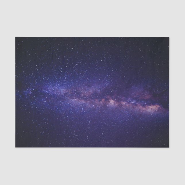 Papel De Seda Patrón estrella de galaxia espacial (Anverso)