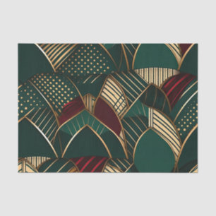 Papel De Seda Patrón étnico africano rico, vibrante y elegante