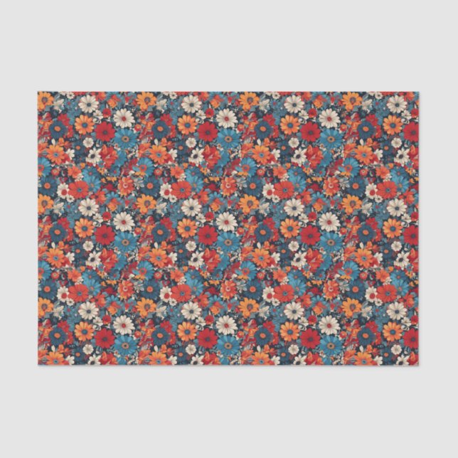 Papel De Seda Patrón étnico, diseño étnico, etnia (Anverso)