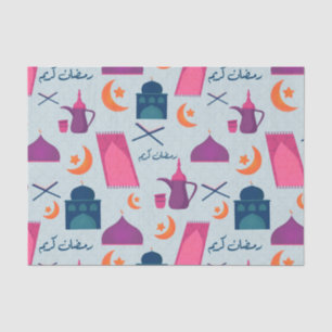 Papel De Seda Patrón feliz de Ramadán
