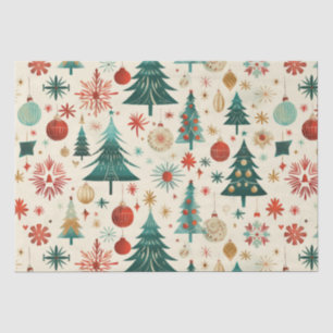 Papel De Seda Patrón festivo de vacaciones de invierno