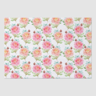 Papel De Seda Patrón floral