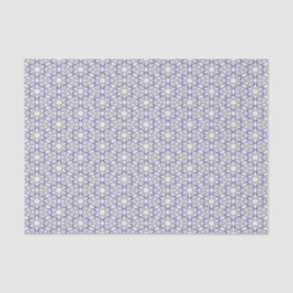 Papel De Seda Patrón floral azul y verde