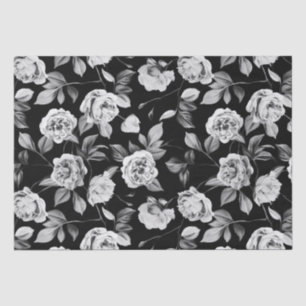 PAPEL DE SEDA PATRÓN FLORAL BOTÁNICO MODERNO DE ECHO