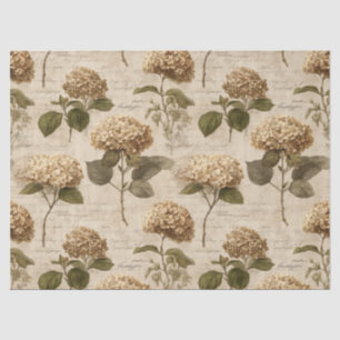 Papel De Seda Patrón floral botánico vintage (1)