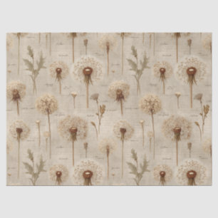 Papel De Seda Patrón floral botánico vintage (10)