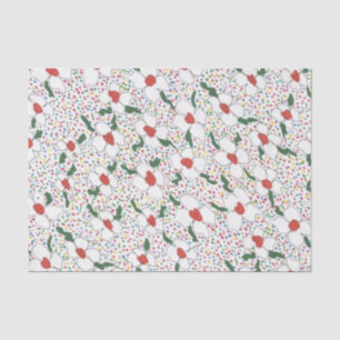 Papel De Seda Patrón floral clásico