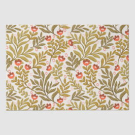 Papel De Seda Patrón floral de acuarela elegante