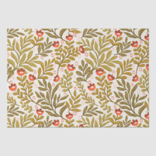 Papel De Seda Patrón floral de acuarela elegante