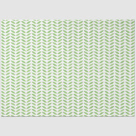 Papel De Seda Patrón floral de hoja verde