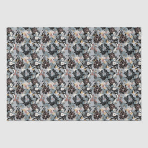 Papel De Seda Patrón floral de Magnolia