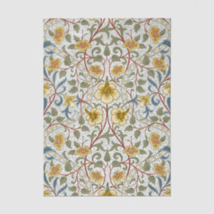 Papel De Seda Patrón floral de narciso de William Morris