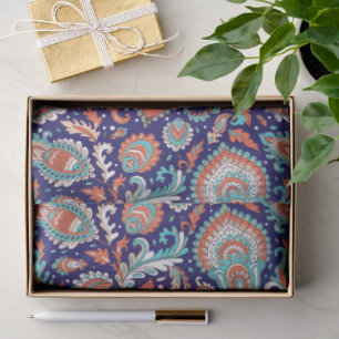 Papel De Seda patrón floral de paisley sin costuras al estilo in