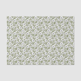 Papel De Seda Patrón floral moderno