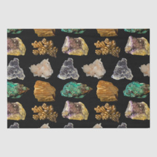 Papel De Seda Patrón fotográfico Rockound and Minerals