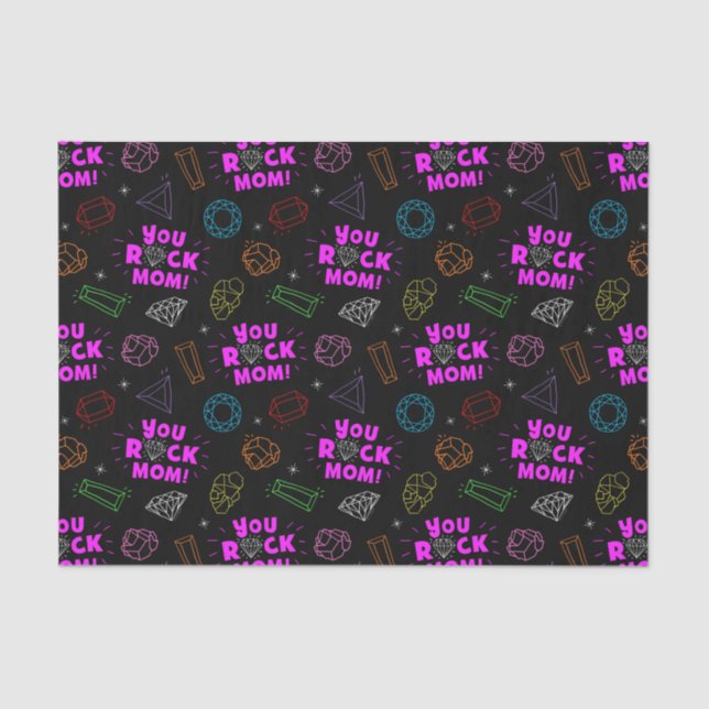 Papel De Seda Patrón Gemstone (Anverso)