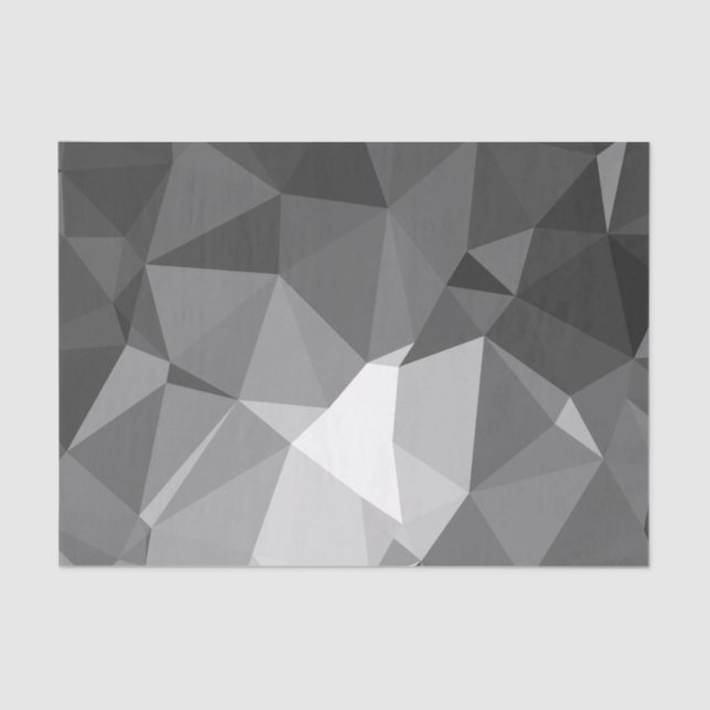 Papel De Seda Patrón geométrico abstracto moderno - Gable Knight (Anverso)