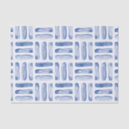 Papel De Seda patrón geométrico azul