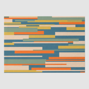 Papel De Seda Patrón geométrico de abstracto retro moderno brill