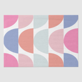 Papel De Seda Patrón geométrico de resumen de círculo semicírico