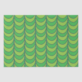 Papel De Seda Patrón geométrico geométrico de medio círculo verd