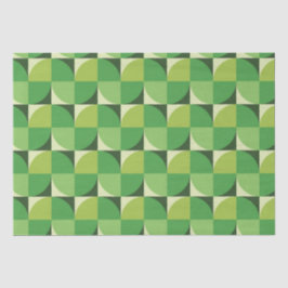 Papel De Seda patrón geométrico moderno de mediados de siglo ver