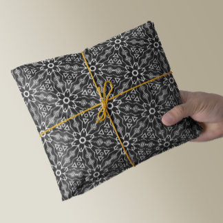 Papel De Seda Patrón Geométrico Moderno Y Elegante En Blanco Y N
