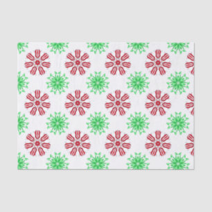 Papel De Seda Patrón ininterrumpido rojo y verde