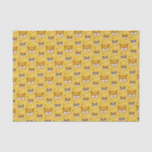 Papel De Seda Patrón inu shiba