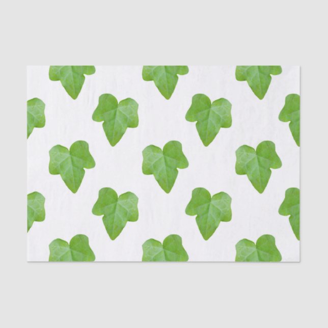Papel De Seda Patrón Ivy Leaf (Anverso)