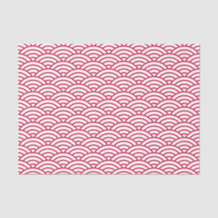 Papel De Seda Patrón japonés de escala de peces Sakura Koinobori