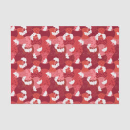 Papel De Seda Patrón japonés de kimono Ginkgo rojo
