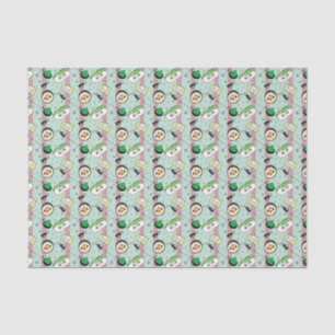 Papel De Seda Patrón japonés de sushi amante del golf