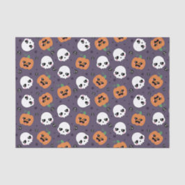 Papel De Seda Patrón Kawaii de Halloween