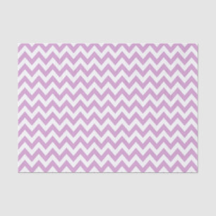 Papel De Seda Patrón Lilac ZigZag / Chevron