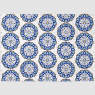 Papel De Seda Patrón Mandala 01
