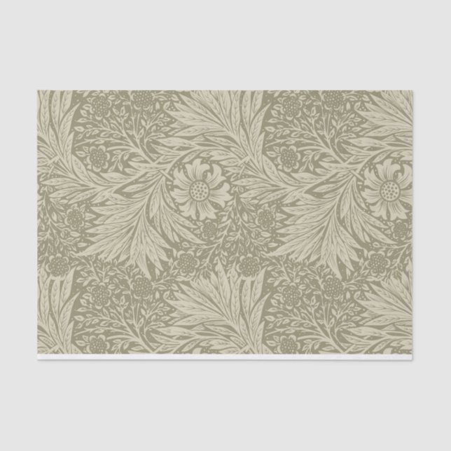 Papel De Seda Patrón marigold de William Morris (Anverso)