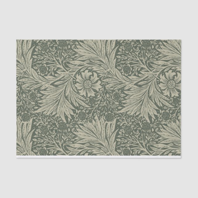Papel De Seda Patrón marigold de William Morris (Anverso)