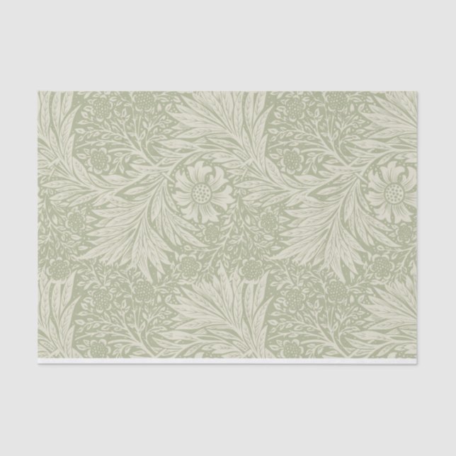 Papel De Seda Patrón marigold de William Morris (Anverso)