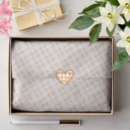 Papel De Seda Patrón marrón marrón de estilo rústico de moda Ton