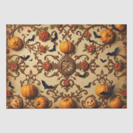 Papel De Seda Patrón Medieval Francés de Halloween
