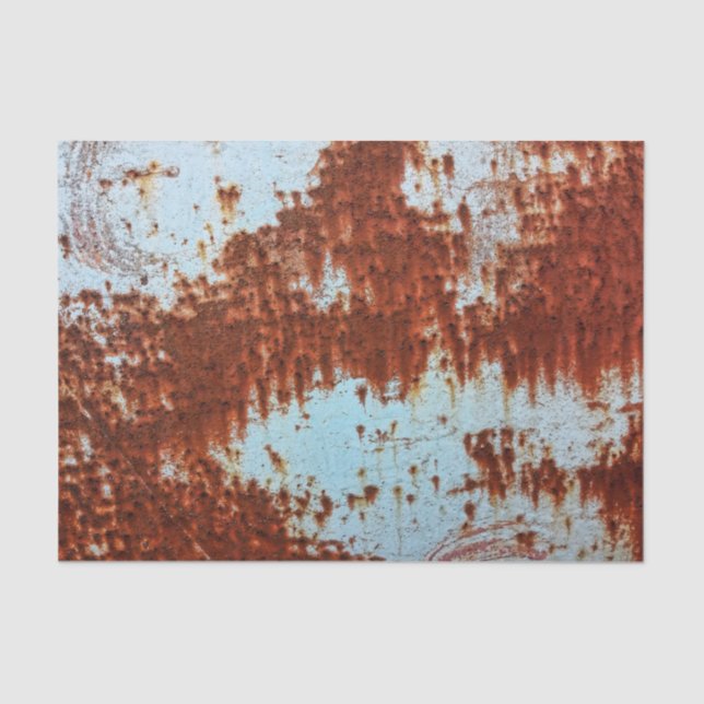 Papel De Seda Patrón Metalizado Rusto Grunge Brown 2 (Anverso)