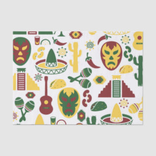 Papel De Seda Patrón mexicano