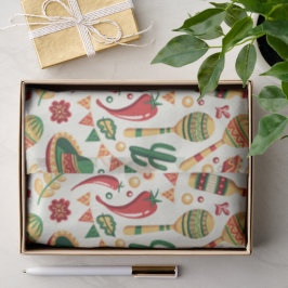 Papel De Seda Patrón mexicano del Cinco De Mayo