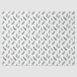 Papel De Seda Patrón Mínimo de Pino de Navidad, Estilo Escandina
