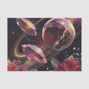 Papel De Seda Patrón Místico Celestial Boho Amatista