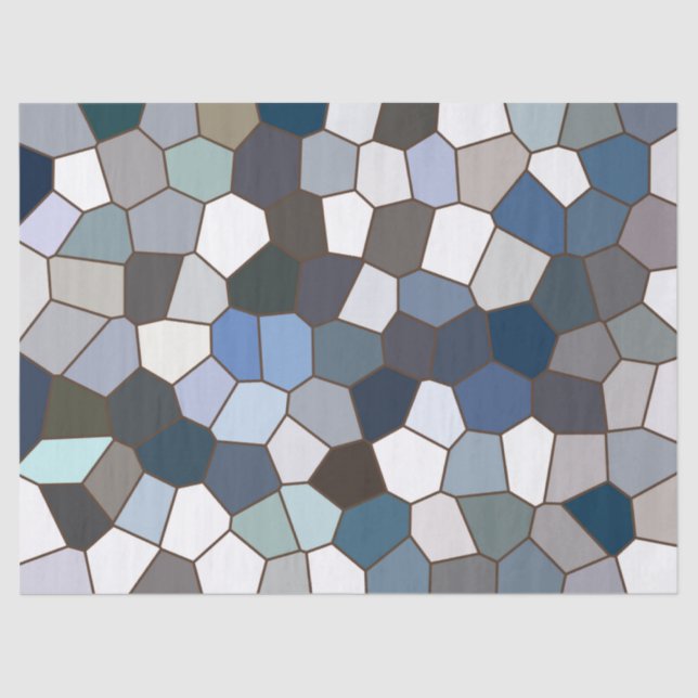 Papel De Seda Patrón moderno de diseño de la Tierra (Anverso)