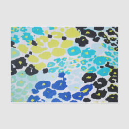 Papel De Seda Patrón moderno de leopardo